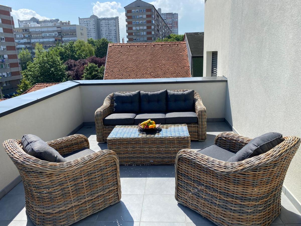 Ferienwohnung 4-Star Zagreb Penthouse Exterior foto
